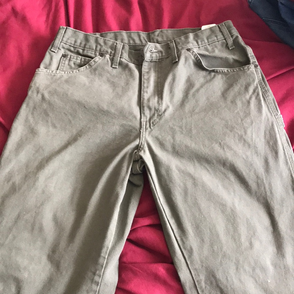 Olive green dickies